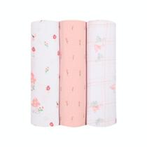 Cueiro Flanelado Estampado Cogumelo Contém 03 Un Papi Cueiro Flanelado Estampado Cogumelo Contém 03 Un Papi