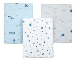Cueiro flanelado manta charutinho compose estampado kit com 03 un acabamento overlock bebê papi Cueiro flanelado manta charutinho compose estampado kit com 03 un acabamento overlock bebê papi