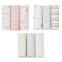 Cueiro Flanelado Papi Baby Estampado 80cm X 80cm Com 03 Uni Cueiro Flanelado Papi Baby Estampado 80cm X 80cm Com 03 Uni