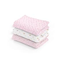 Cueiro Flanelado Papi Estampado 80CM X 60CM Feminino 03 Un