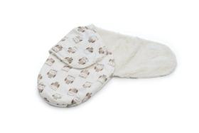 Cueiro Manta Enroladinho Loani Corujinha Menina Menino RN Bege