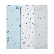 Cueiro Papi Composê Estampado 80x80cm - 3 Unidades REF 4204