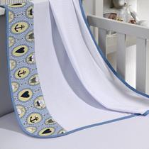 Cueiro Simples Tecebem Baby Nino Malha Estampado kinder Azul