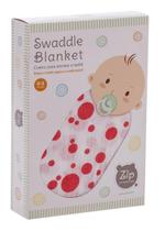 Cueiro Swaddle Blanket Bolinhas - Zip Toys