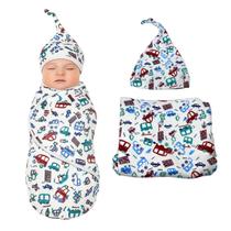 Cueiro Swaddle Charutinho Algodão Ajuste Auto-colante Carros Cueiro Swaddle Charutinho Algodão Ajuste Auto-colante Carros