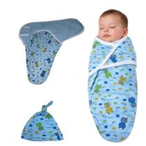 Cueiro Swaddle Charutinho Algodão Ajuste Auto-colante Sapos - M Cueiro Swaddle Charutinho Algodão Ajuste Auto-colante Sapos - M