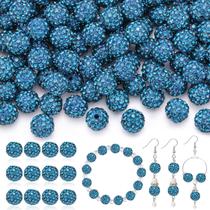 Cuentas de Cristal Azul Circonio TINKRSTUFF Brillantes 200 pcs de 10 mm