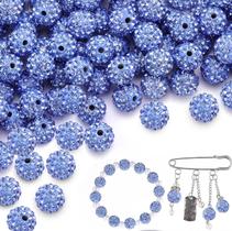 Cuentas TINKRSTUFF 200 piezas azul celeste claro 10 mm de strass