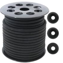 Cuerda elástica con ganchos de bola negra ZHFLMY 5mm x 15m Cuerda elástica con ganchos de bola negra ZHFLMY 5mm x 15m