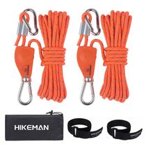 Cuerda para Camping HIKEMAN con Polea de Trinquete 4mm 4m Nylon/Poliéster Cuerda para Camping HIKEMAN con Polea de Trinquete 4mm 4m Nylon/Poliéster