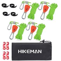 Cuerda para Camping HIKEMAN con Roldana y Trinquete 4mm 4m (4 unidades, Verde) Cuerda para Camping HIKEMAN con Roldana y Trinquete 4mm 4m (4 unidades, Verde)