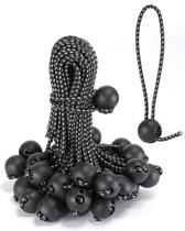 Cuerdas Elásticas con Bola Ajustables LuckyStraps 4-9 Pulgadas 40 Piezas Cuerdas Elásticas con Bola Ajustables LuckyStraps 4-9 Pulgadas 40 Piezas