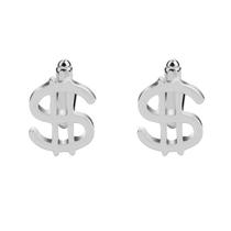 Cufflinks Creative Dollar Sign para homens em liga de zinco Cufflinks Creative Dollar Sign para homens em liga de zinco