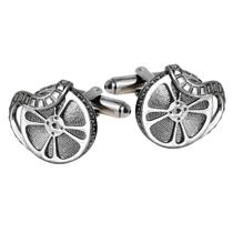 Cufflinks Vintage Movie Reel, filme prateado antigo para homens
