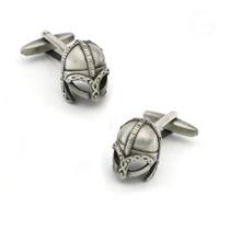 Cufflinks Vintage Spartan Warrior Helmet Design Copper Cufflinks Vintage Spartan Warrior Helmet Design Copper