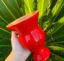 Cuia alta de madeira