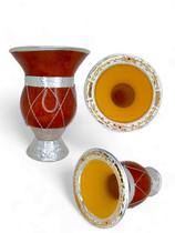 Cuia Chimarrão Aranha Em Prata E Ouro