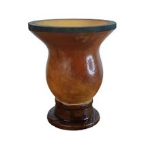 Cuia Chimarrão Gaúcho Porongo Natural Pé de Massa Tradicional Artesanal