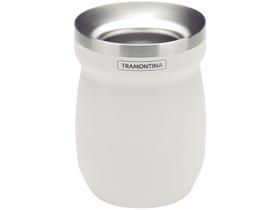 Cuia de Chimarrão e Tereré Térmica Inox Tramontina ILEX 61647210 Branco 240ml