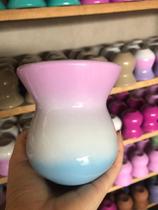 Cuia de madeira colorida