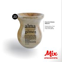 Cuia De Madeira Gravada A Laser - Imbuia