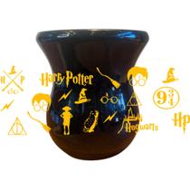 Cuia De Madeira Personalizada Harry Potter - Mix Atacadista
