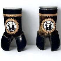 Cuia De Pata De Boi Legítimo Guampa Luxo Artesanal Cuia De Pata De Boi Legítimo Guampa Luxo Artesanal