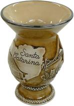 Cuia de Porcelana Ornamentada Santa Catarina - Galant