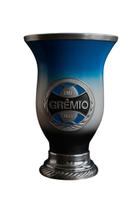 Cuia De Porongo Chimarrão Grêmio Brasão Relevo Tricolor