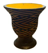 Cuia de Porongo P Pé Massa Desenho a Laser Michelon ESTILO:5