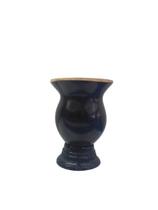 Cuia de Porongo - Premium - Pé Epoxi - Lisa Preta