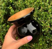 Cuia em madeira colorida