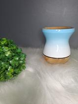 Cuia madeira imbuia e schoker