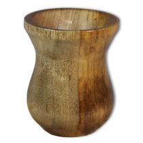 Cuia Madeira Nobre Imbuia Chimarrão Artesanal Cor Natural