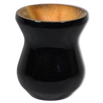 Cuia Madeira Nobre Imbuia Chimarrão Perolizada Cor Preta Cuia Madeira Nobre Imbuia Chimarrão Perolizada Cor Preta