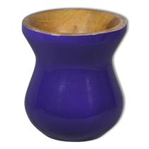 Cuia Madeira Nobre Imbuia Chimarrão Perolizada Cor Roxa Cuia Madeira Nobre Imbuia Chimarrão Perolizada Cor Roxa