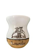 Cuia nobre para chimarrão branca