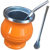 Cuia Terera Chimarrão Térmica Copo Inox Mate Bomba Canudo Cuia Terera Chimarrão Térmica Copo Inox Mate Bomba Canudo