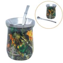 Cuia Térmica com Bomba de Chimarrão Guepardo Select Aço Inox