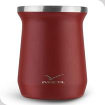 Cuia Térmica Invicta 250 ml Vermelha em Aço Inox Isolamento a Vácuo Cuia Térmica Invicta 250 ml Vermelha em Aço Inox Isolamento a Vácuo