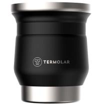 Cuia Térmica Tereré Chimarrão Café Chá 250ml Preto Termolar