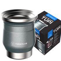Cuia Térmica Tupi 250ml Chumbo Termolar Cuia Térmica Tupi 250ml Chumbo Termolar