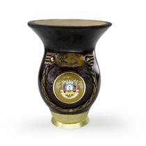 Cuia trabalhada dourado