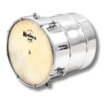 Cuíca 6'' Em Alumínio Polido Profissional Kuringa Couro Cuíca 6'' Em Alumínio Polido Profissional Kuringa Couro