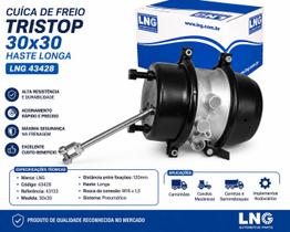 Cuíca de Freio Tristop 30x30 Haste Longa 120mm LNG 43428 Cuíca de Freio Tristop 30x30 Haste Longa 120mm LNG 43428