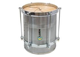 Cuica Luen 25 Cm X 08 Inox 6 Afinacoes Ferro Cromado 30009