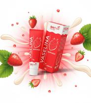 Cuidado Diário com Pele e Lábios 25g Vaselina Morango Sólida