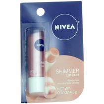 Cuidado labial NIVEA Shimmer Radiant 5 mL (pacote com 12)