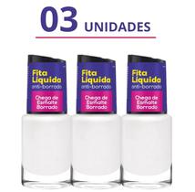 Cuidados Especiais Unhas Cora 10ml Fita Líquida - 3 Unidades Cuidados Especiais Unhas Cora 10ml Fita Líquida - 3 Unidades