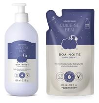 Cuide-se Bem Boa Noite Loção Hidratant 400ml + Refil 350ml
